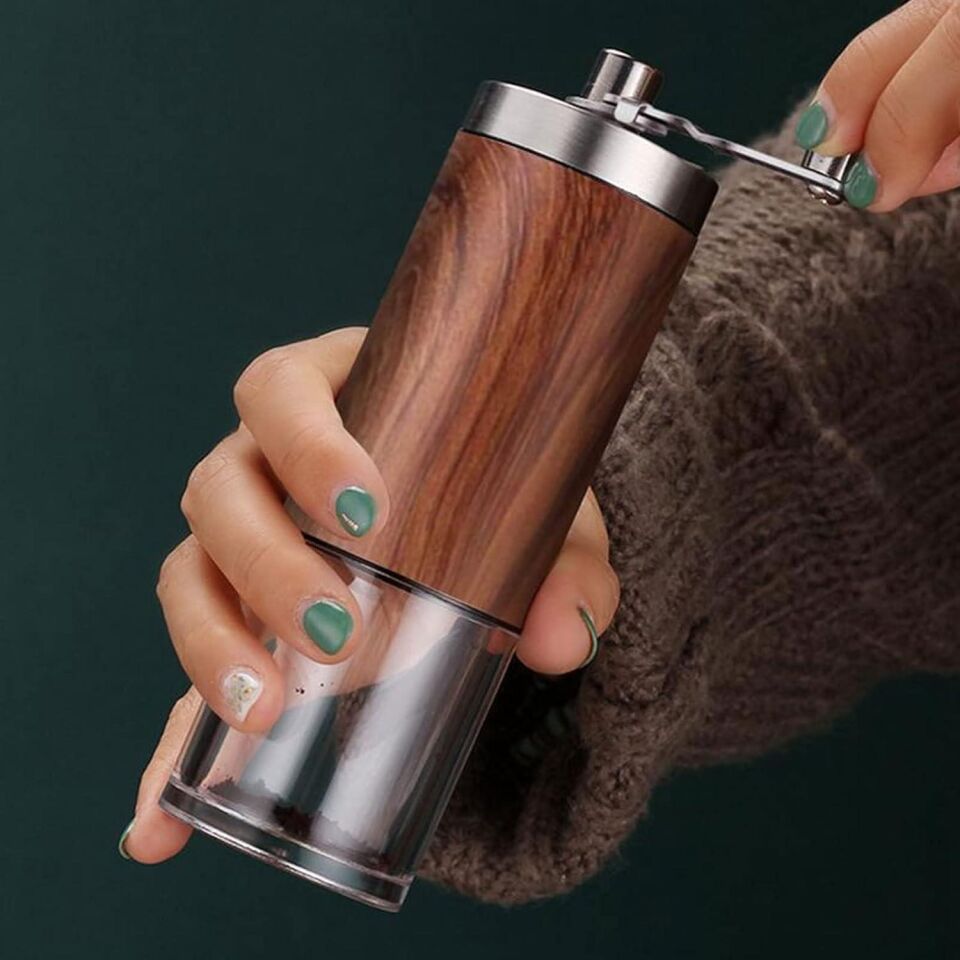 Valkyrie Manuel El Kavhe Değirmeni 9 Kademeli Seramik Dişli Coffee Grinder Baharat Öğütücü