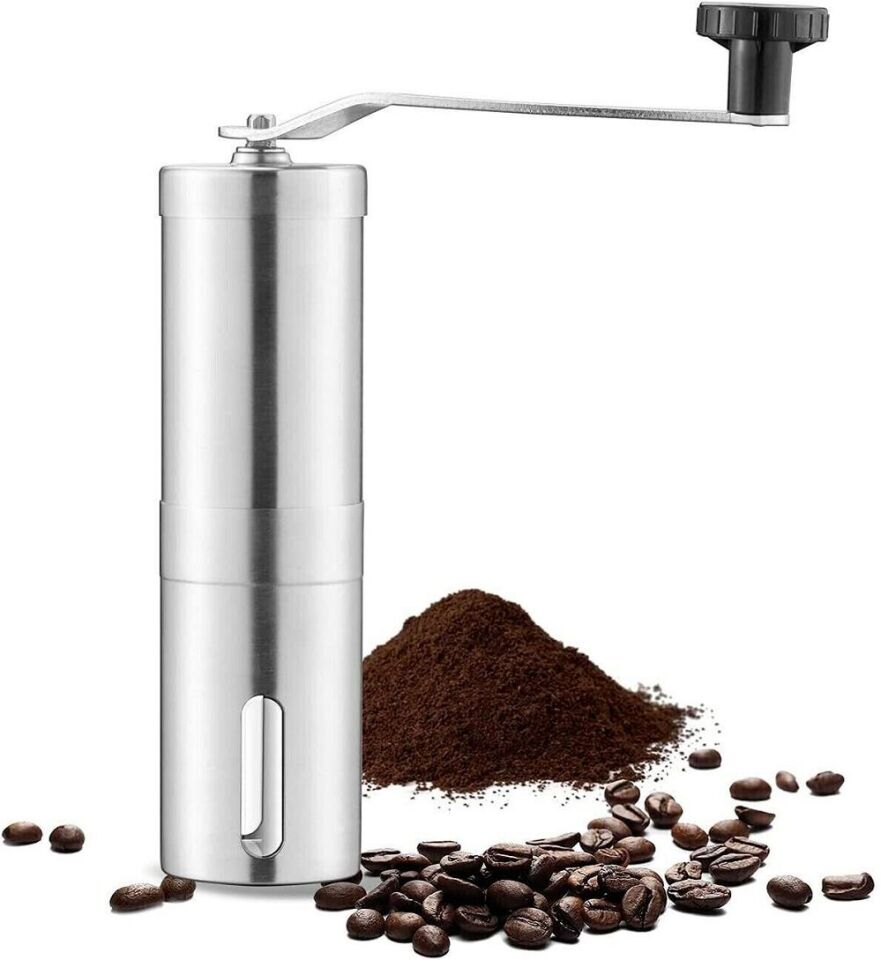 Valkyrie Paslanmaz Çelik Kahve Değirmeni Baharat Öğütücü Kademeli Seramik Dişli Manuel Coffee Grinder