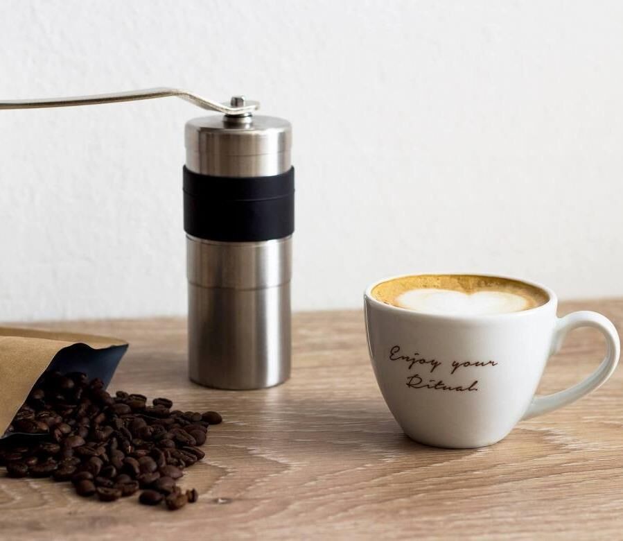 Valkyrie Paslanmaz Çelik Kahve Değirmeni Baharat Öğütücü Dişli Manuel Coffee Grinder