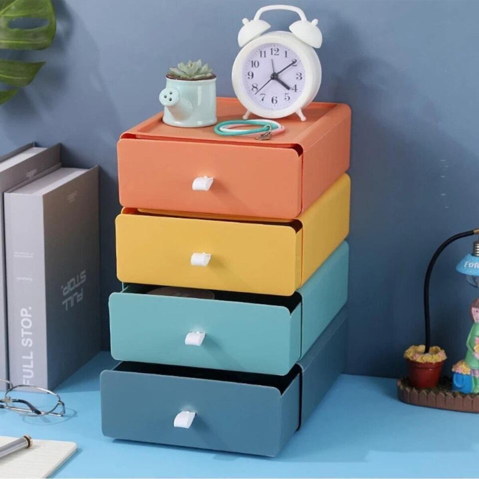 Valkyrie Mini Masa Alarm Çalar Saat Akar Saniyeli Sessiz Alarm Saati Beyaz