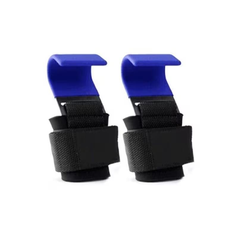Valkyrie 2’li Ağırlık Kaldırma Kancası Bilek Destekli Güç Antrenmanı Fitness Strap Mavi
