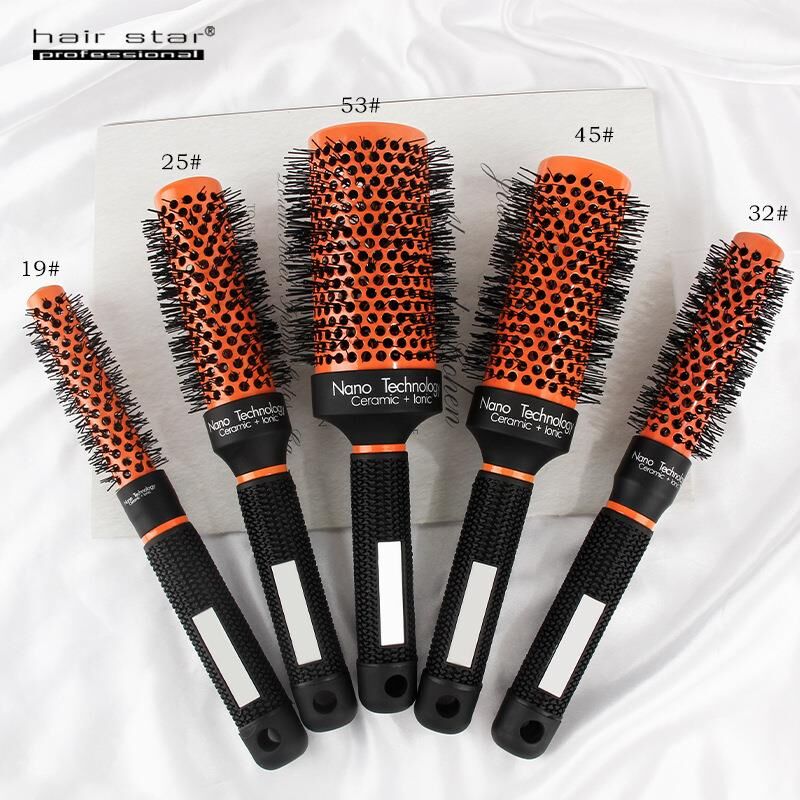Valkyrie 19mm Nano Teknoloji Seramik + İyonik Termal Fön Saç Fırçası Salon Tipi Profesyonel