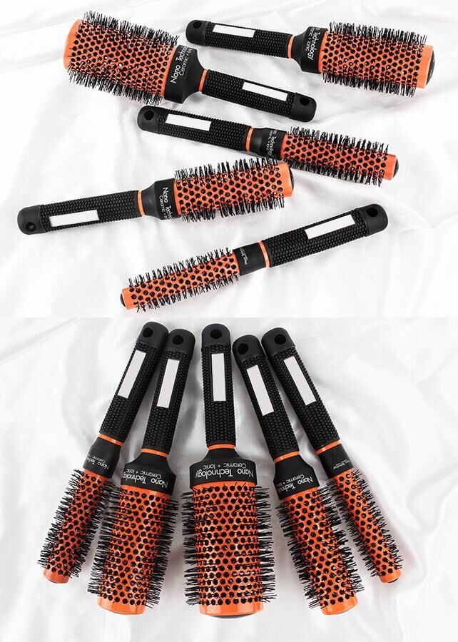 Valkyrie 5 Adet Nano Teknoloji Seramik + İyonik Termal Fön Saç Fırça Seti Komple Profesyonel Set 1