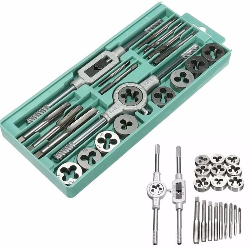 Valkyrie 20 Parça Klavuz Pafta Seti Metrik Set M3-M12 Arası 20li Takım