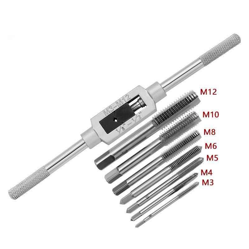 Valkyrie 8 Parça Klavuz Seti ve Kolu M3 M4 M5 M6 M8 M10 M12