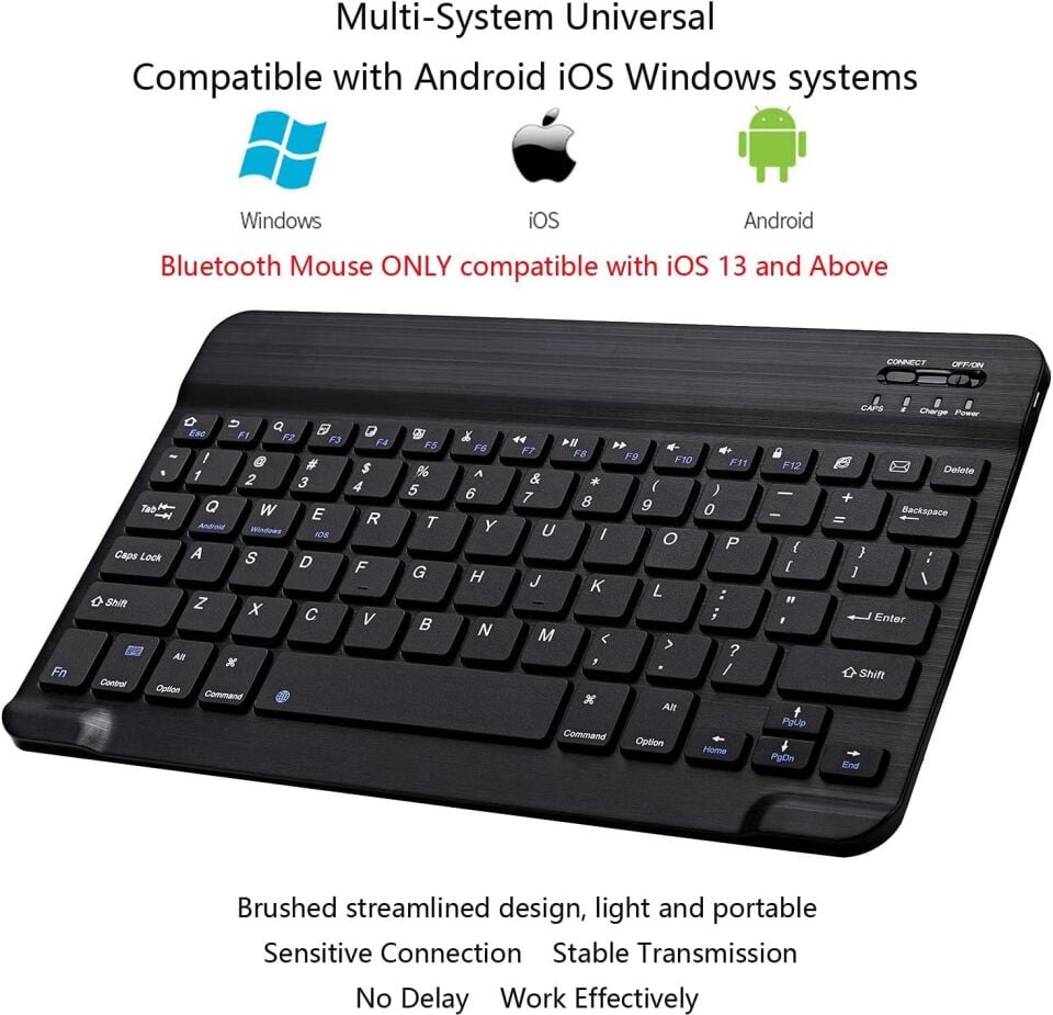 Valkyrie BL30 Bluetooth Ios Ipad Android Windows Uyumlu Klavye Mouse Seti - Sessiz - Şarjlı - Combo - Ultra İnce - Türkçe - Kablosuz Siyah
