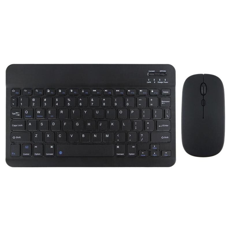 Valkyrie BL30 Bluetooth Ios Ipad Android Windows Uyumlu Klavye Mouse Seti - Sessiz - Şarjlı - Combo - Ultra İnce - Türkçe - Kablosuz Siyah