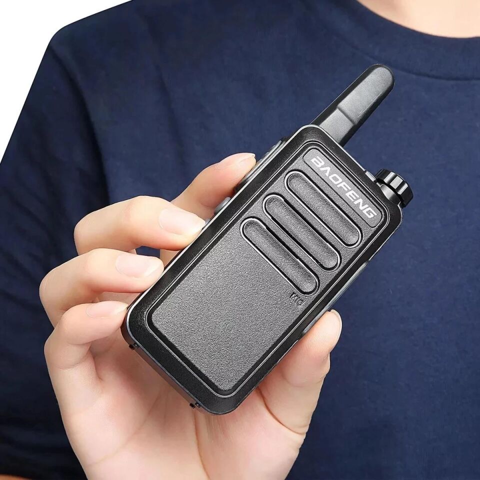 Valkyrie Baofeng BF-R5 Lisanssız El Telsizi - Kulaklıklı Şarjlı 16 Kanal VOX Telsiz