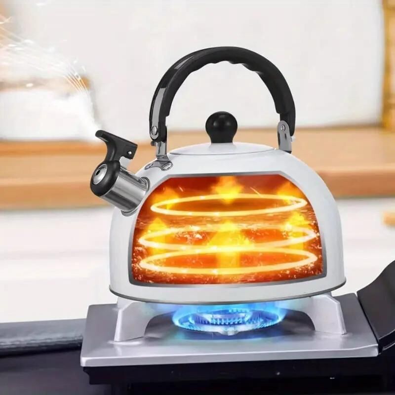Valkyrie 3L Paslanmaz Çelik Düdüklü Kettle Su Isıtıcısı Çaydanlık Islıklı Demlik