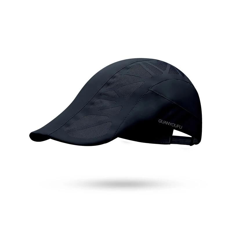Valkyrie Unisex Yazlık Kasket Şapka Hava Alan Ayarlanabilir Terletmez Kadın Erkek Lacivert
