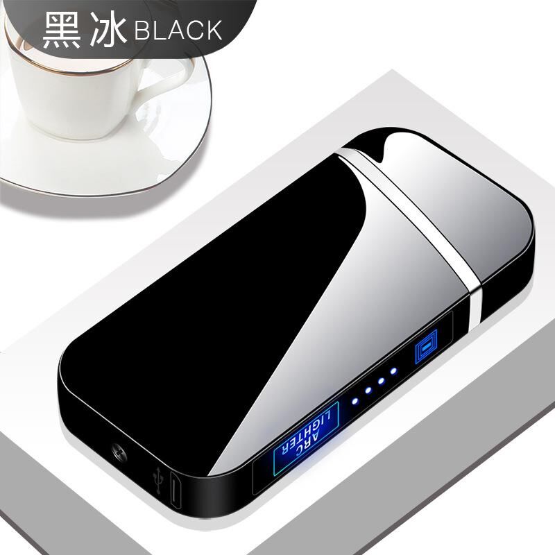 Valkyrie Şarjlı Gazsız Dokunmatik USB Çakmak Plazma Siyah