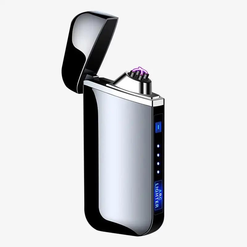 Valkyrie Şarjlı Gazsız Dokunmatik USB Çakmak Plazma Siyah