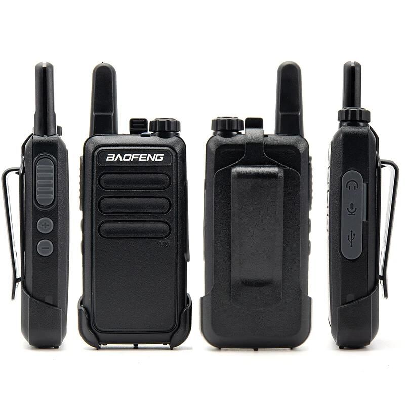 Valkyrie PMR Baofeng 2 Adet BF-R5 El Telsizi Seti - Çift Kulaklık 2li Set Lisanssız Şarjlı 16 Kanal Vox Telsiz Seti
