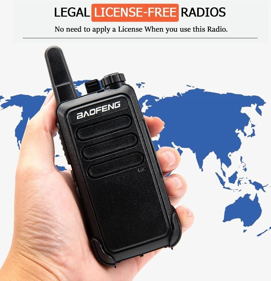 Valkyrie PMR Baofeng 2 Adet BF-R5 El Telsizi Seti - Çift Kulaklık 2li Set Lisanssız Şarjlı 16 Kanal Vox Telsiz Seti