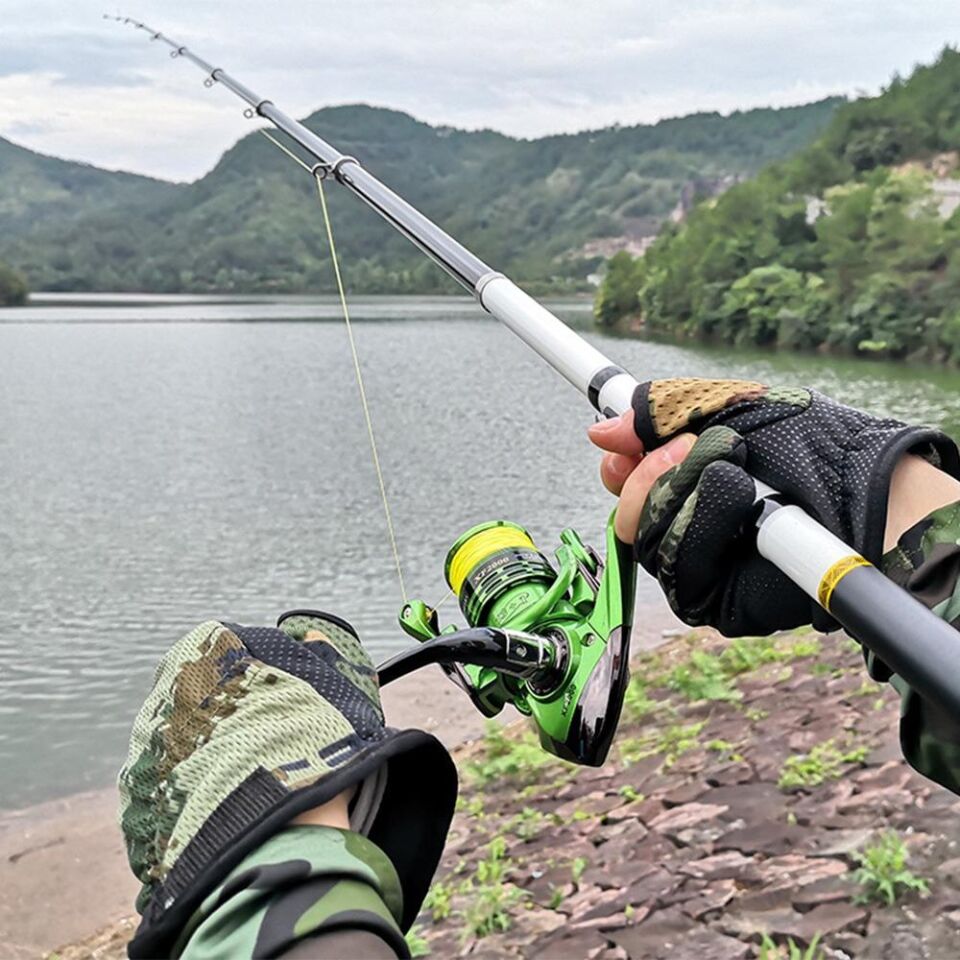 Valkyrie 2.1 Metre Karbon Fiber Balık Olta Kamış - 6 Boğum 6 Halka Teleskopik