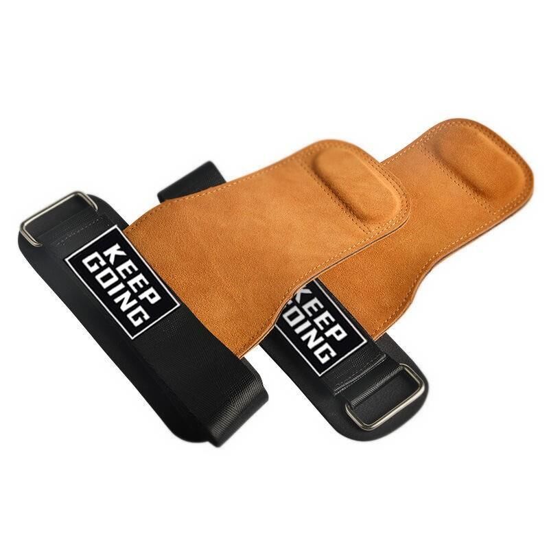 Valkyrie Lifting Straps 2 Adet Ağırlık Eldiveni Tutma Yardımcısı Crossfit Fitness Bileklik Kahve