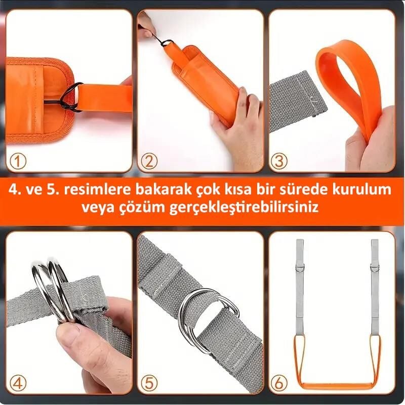 Valkyrie Pull Up Barfiks Çekme Yardımcısı Evrensel Uyumlu 40kg Ağırlık Düşürücü Ayarlanabilir Kolay Kurulum Kullanım