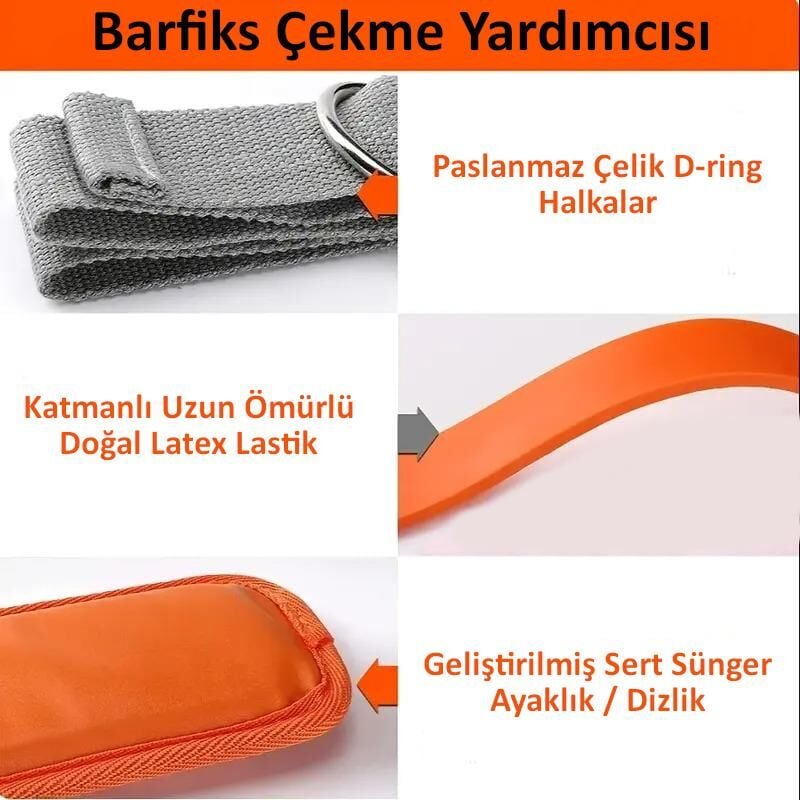 Valkyrie Pull Up Barfiks Çekme Yardımcısı Evrensel Uyumlu 40kg Ağırlık Düşürücü Ayarlanabilir Kolay Kurulum Kullanım