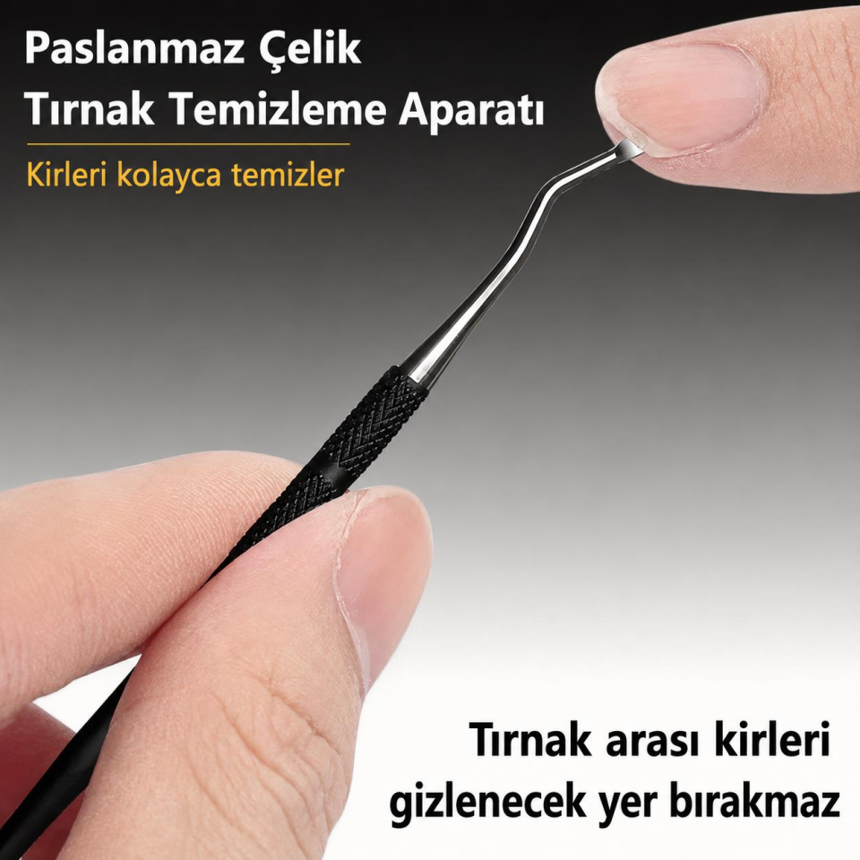 Valkyrie Profesyonel Batık Tırnak Makası Seti 5 Parça | Kalın Tırnak Kesici, Tırnak Eğesi, Temizleme Aparatı ve Cımbızlı Pedikür Seti