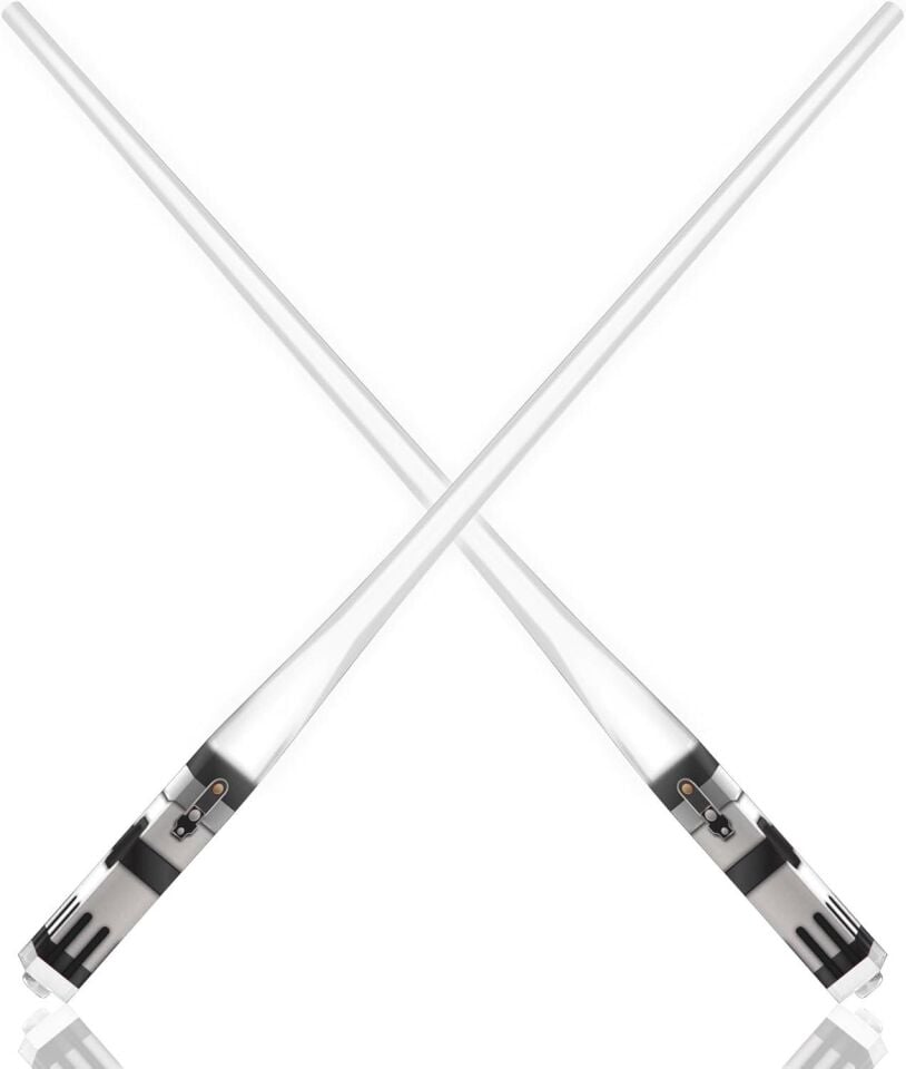 Valkyrie 8 Parça LED Işıklı Chopstick Işık Kılıcı Yemek Çubukları  Star Wars Tema Çöpstik