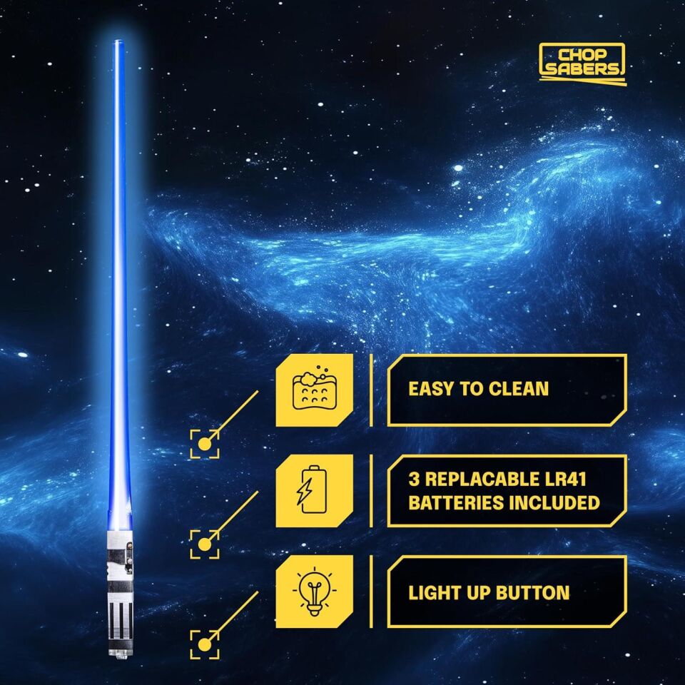 Valkyrie 8 Parça LED Işıklı Chopstick Işık Kılıcı Yemek Çubukları  Star Wars Tema Çöpstik