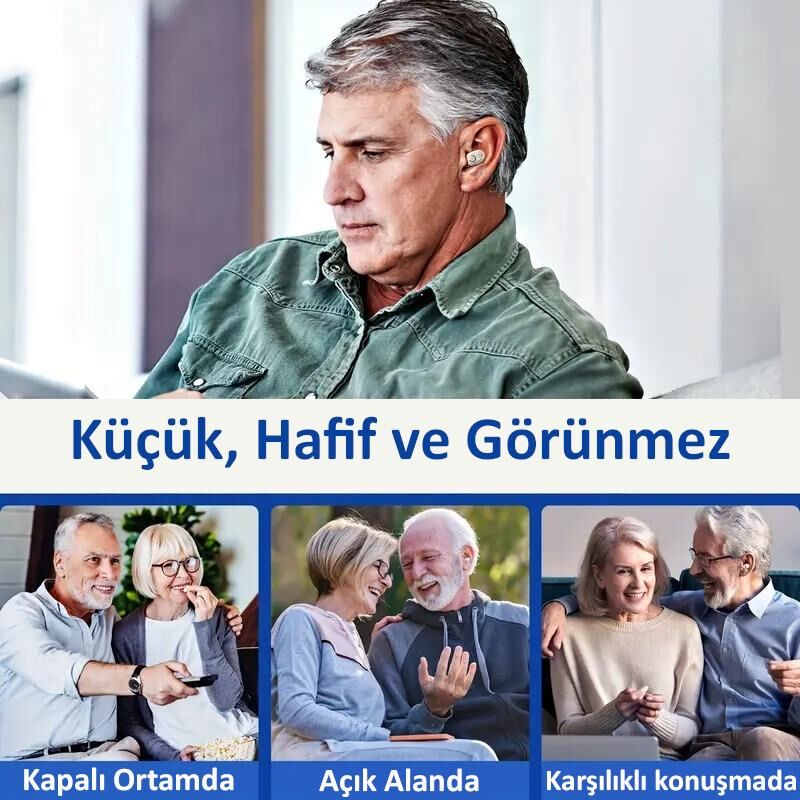 Valkyrie Duyma Yarcımcısı İşitme Cihazı Kulak İçi Ses Yükseltme Cihazı - Büyük Kapasite Kolay Kullanım Ergonomik Tasarım