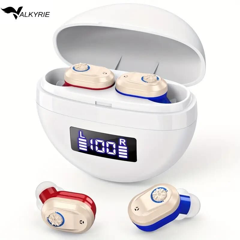 Valkyrie Duyma Yarcımcısı İşitme Cihazı Kulak İçi Ses Yükseltme Cihazı - Büyük Kapasite Kolay Kullanım Ergonomik Tasarım