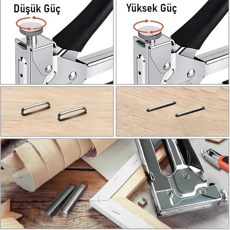Valkyrie Profesyonel Zımba Tabancası + 4000 Adet Zımba Teli Hediye – Ahşap, Kumaş ve Duvar İçin Güçlü Tabanca