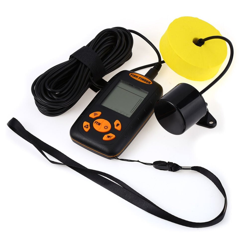 Valkyrie Dijital Balık Bulucu Ultrasonik Sonar Gps100Mt Siyah