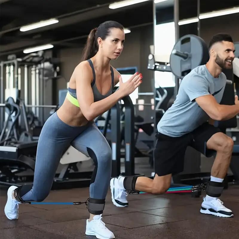 Valkyrie 6 Parça Baldır Kalça Egzersiz Seti Bacak Direnç Tansiyon Lastiği Pilates Yoga Destekleyici