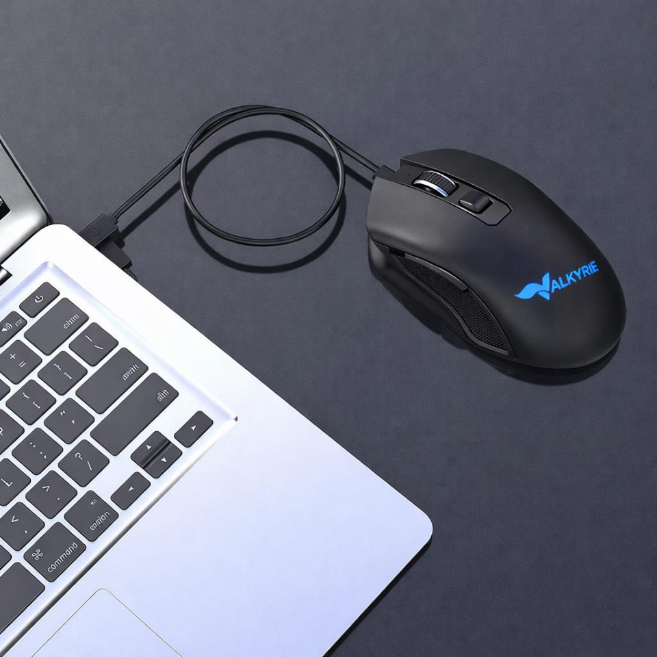 Valkyrie 6 Tuşlu Şarjlı Sessiz 2400DPI Kablosuz Gaming Mouse