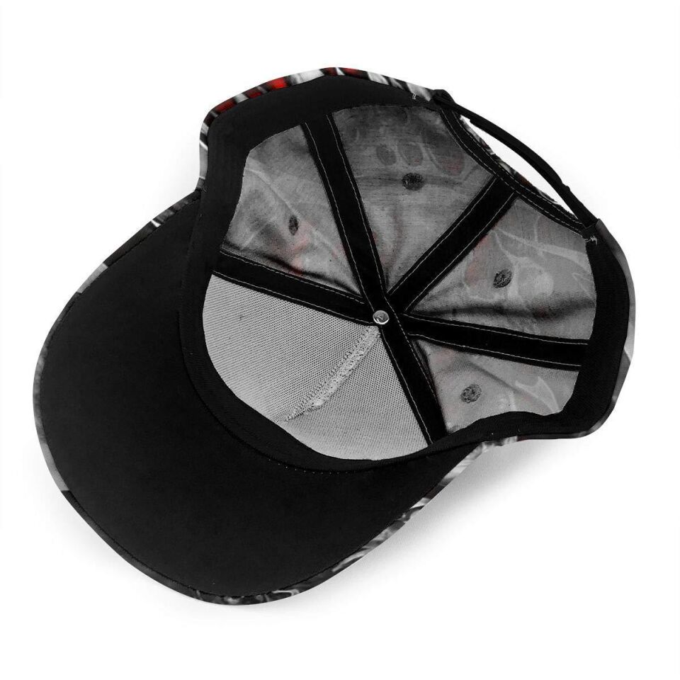 Valkyrie Kuru Kafa Şapka Street Style Unisex Ayarlanabilir Baseball Cap Beyzbol Şapkası Kurukafa