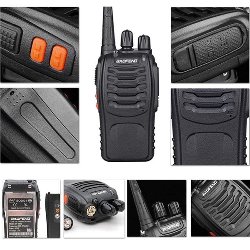 Valkyrie BF999S 5W VOX UHF/VHF CTCSS/DCS 2'li El Telsiz Seti Kulaklıklı