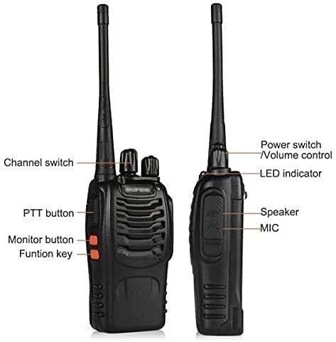Valkyrie BF999S 5W VOX UHF/VHF CTCSS/DCS 2'li El Telsiz Seti Kulaklıklı