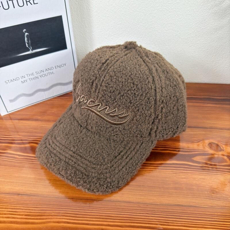 Valkyrie Peluş Şapka Kadın Erkek Unisex Kışlık Şapka Nakışlı Ayarlanabilir Teddy Şapka Koyu Kahve