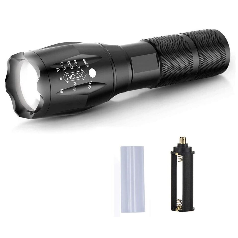 Valkyrie Çift Fonksiyonlu Ultraviyole Mor Işık ve XML-T6 El Feneri Dual Mode 2000 Lümens