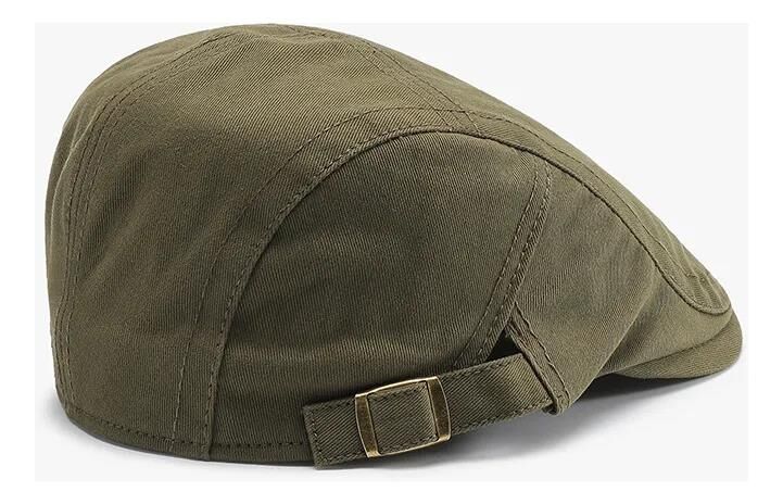 Erkek Şapka Kasket Düz Renk Ayarlanabilir Unisex Şapka Günlük Kullanım Yazlık Kasket Yeşil