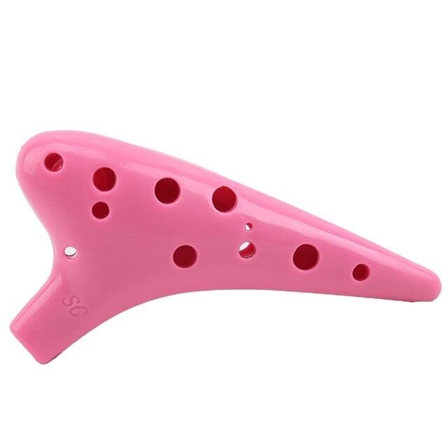 Valkyrie Ocarina 12 Delik Ocarina Alto C Ocarina Flüt Ocarina Sualtı Müzik Nefesli Enstrüman