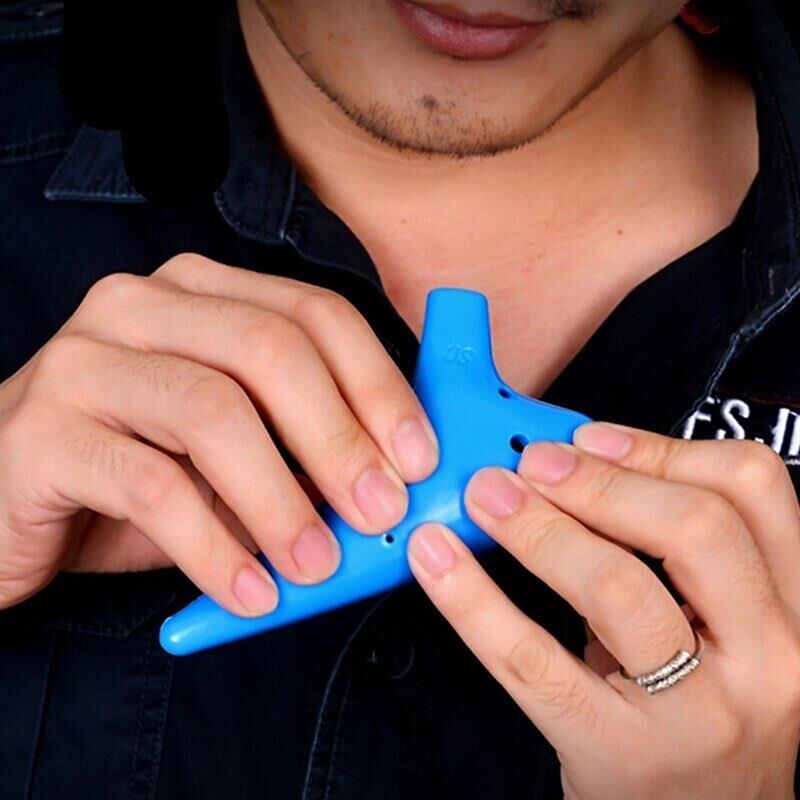 Valkyrie Ocarina 12 Delik Ocarina Alto C Ocarina Flüt Ocarina Sualtı Müzik Nefesli Enstrüman
