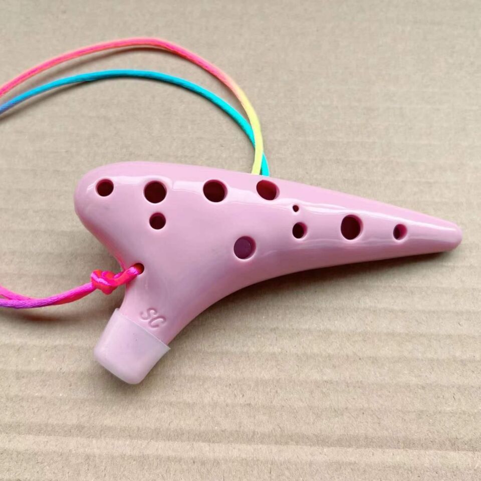 Valkyrie Ocarina 12 Delik Ocarina Alto C Ocarina Flüt Ocarina Sualtı Müzik Nefesli Enstrüman