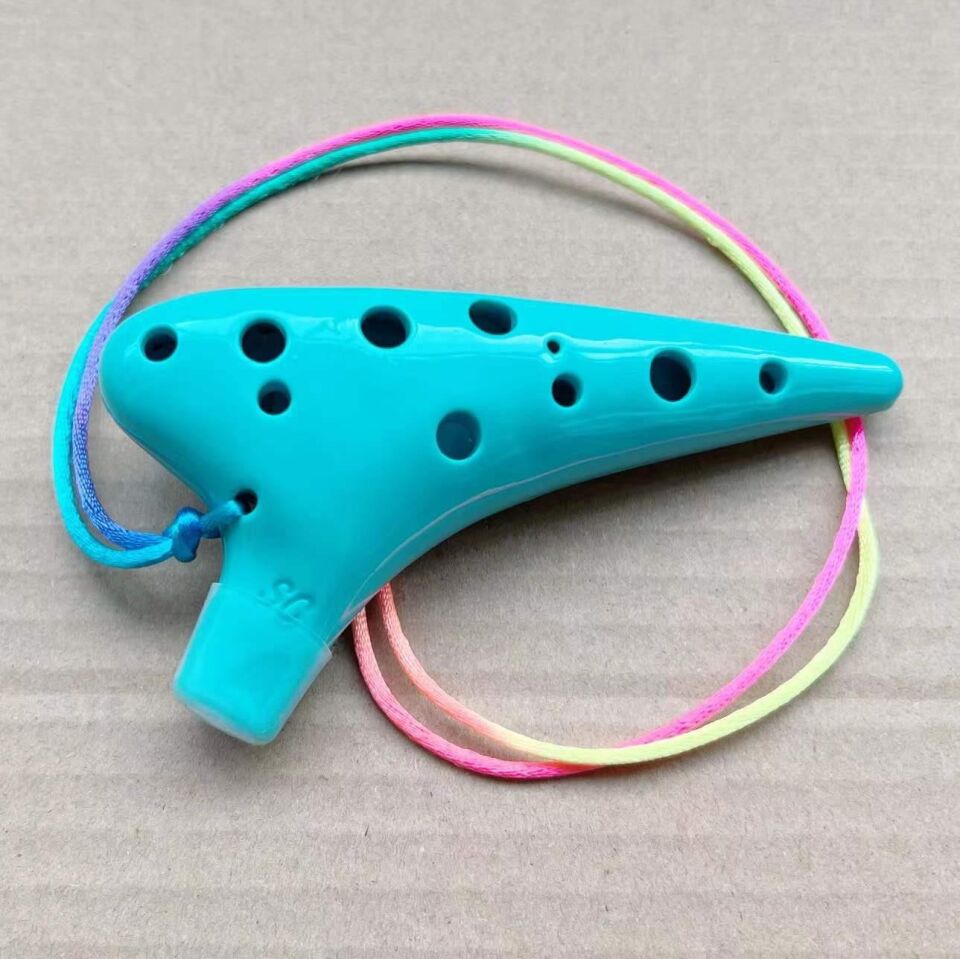 Valkyrie Ocarina 12 Delik Ocarina Alto C Ocarina Flüt Ocarina Sualtı Müzik Nefesli Enstrüman