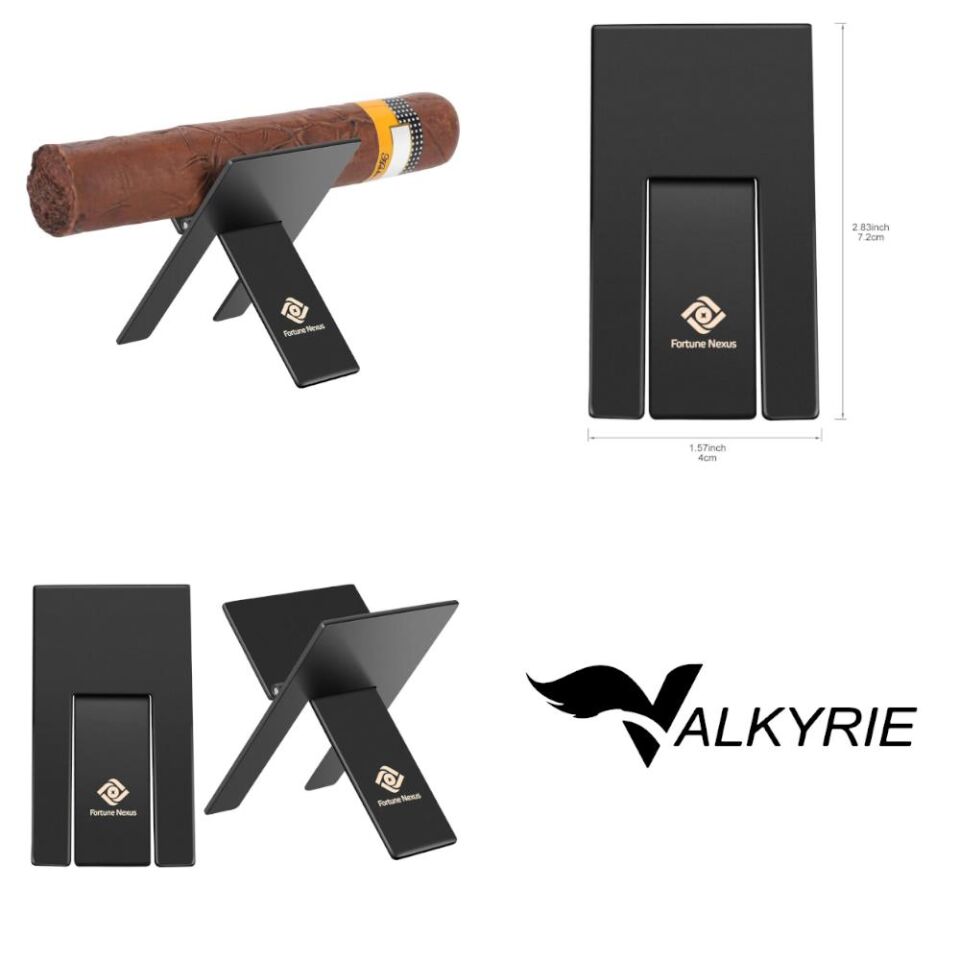 Valkyrie Premium Puro Aksesuar Seti Puro Makası V Kesim Delik Açıcı Puro Tutucu Kılıflı Komple Set