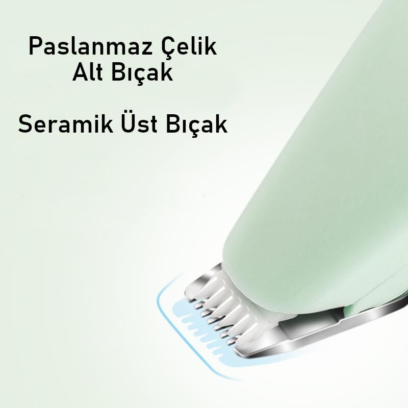 Valkyrie Kedi Köpek Pati Tüy Kesme Makinesi Sessiz Hassas Bölge Traş Cihazı Seramik & Çelik Bıçaklı