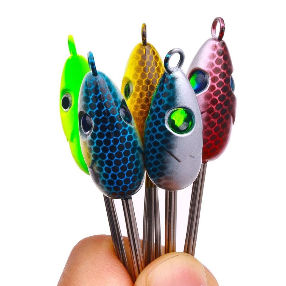 Valkyrie 5'li Alabama Rig 5 Kollu  Fırdöndülü Levrek Şemsiyesi 16.8g 22cm – Spinner Kaşıklı Sahte Yem Sistemi
