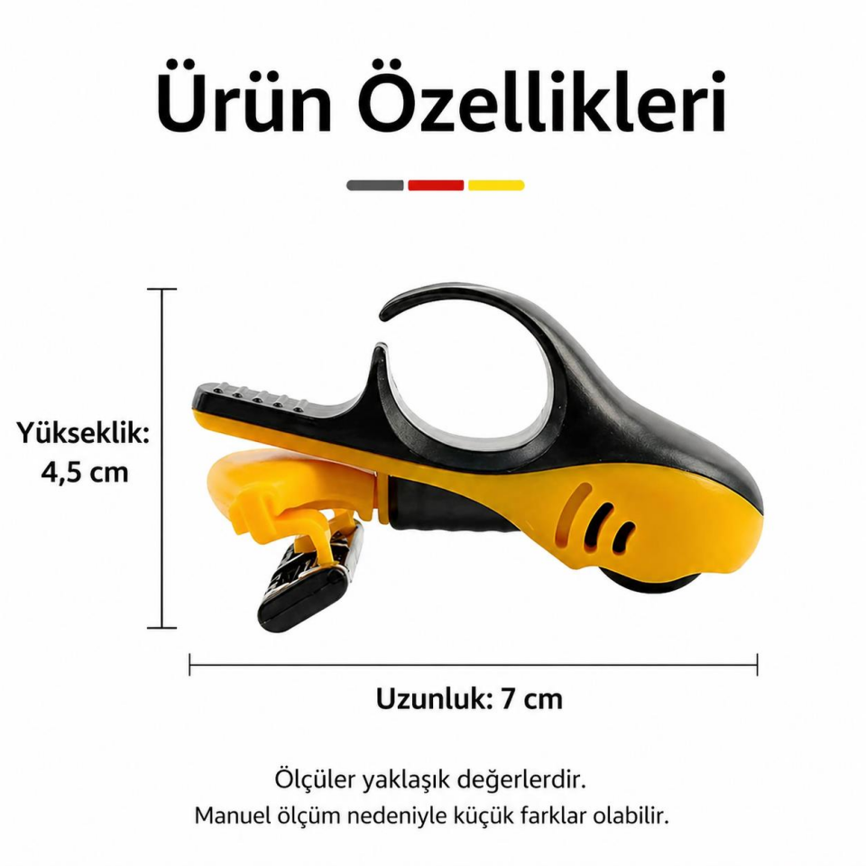 Valkyrie Parmak Tipi Saç Kesme Makinesi | Ergonomik Mini Tıraş Aparatı | Taşınabilir Hassas Saç & Sakal Düzeltici