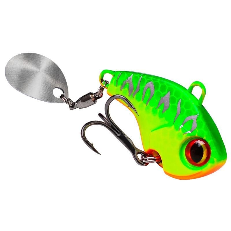 Valkyrie 5 Adet LRF Kaşık Kuyruklu Titreşimli Wobbler Balık Olta Yem Seti - 14gr 6cm - Spin ve Baitcasting için Uygun  - 5pcs