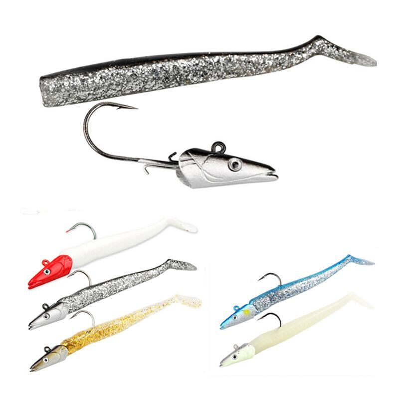 Valkyrie 5 Adet 12cm 20gr Silikon Jig Balık Yem Seti Çipura Levrek Katili Kutulu