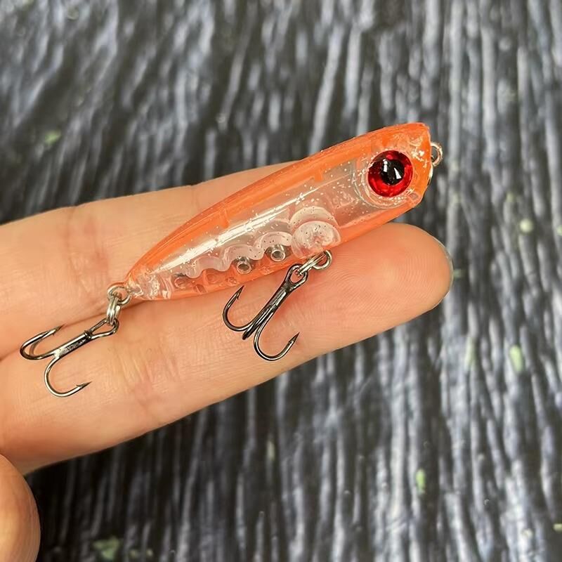 Valkyrie 7 Adet Zıpır Rapala Olta Yem Seti - 4.8cm - 3.8gr Bilyalı 3D Göz Karbon Çelik İğne 7 Farklı Renk