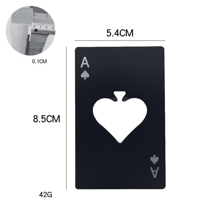 Valkyrie Poker Kart Maçı As'ı Paslanmaz Çelik Şişe Açacağı