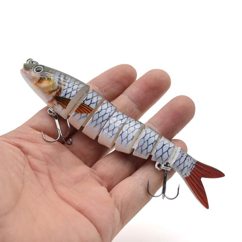 Valkyrie 8 Eklemli 3D Oynak Rapala 13.5gr Sahte Balık Yem Wobblers Swimbait Tuzlu ve Tatlı Su